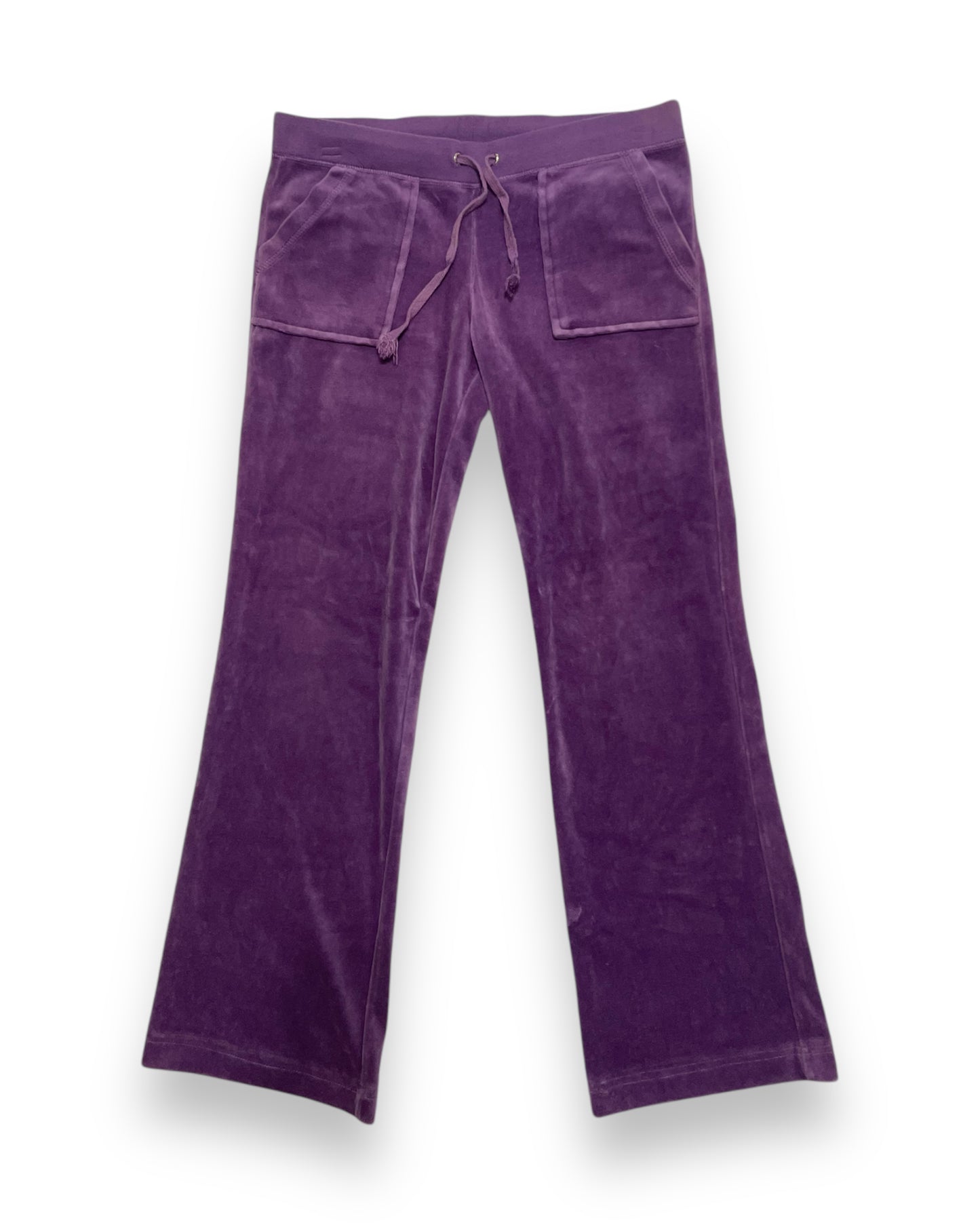 PURPLE VELOUR TRACK SUIT LOUNGE PANTS