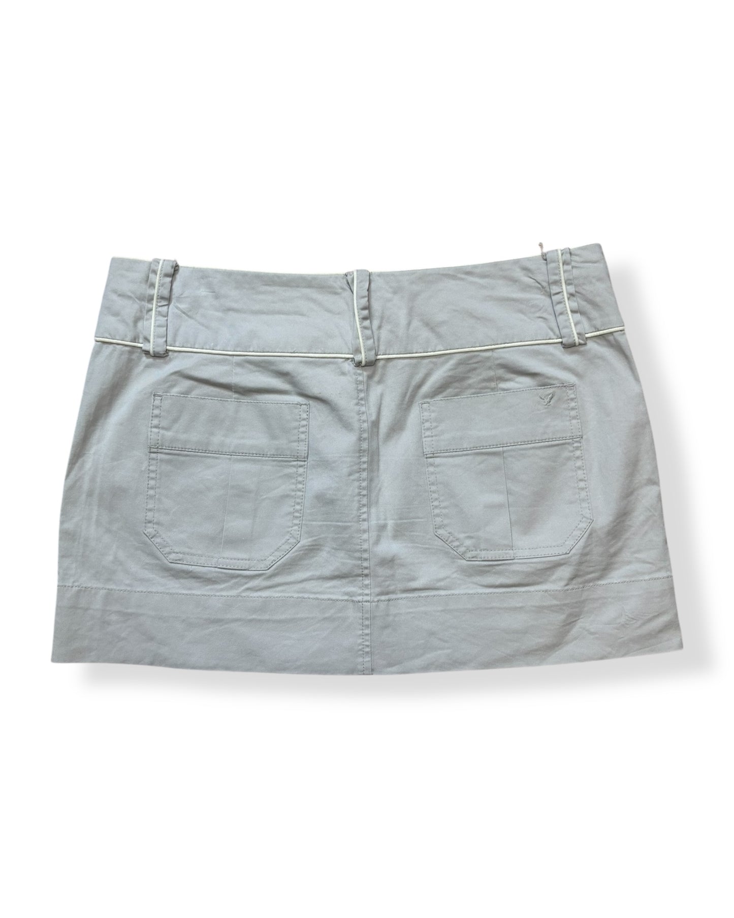 KHAKI MINI SKIRT