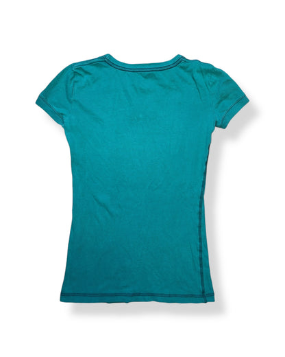 GREEN HOLLISTER BABY TEE
