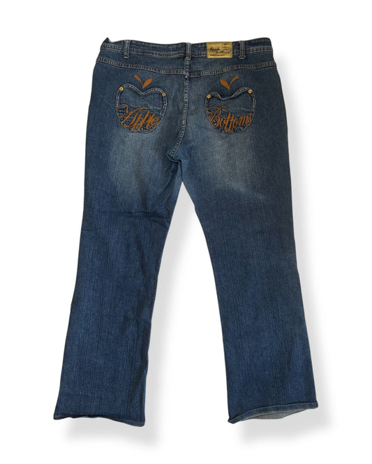 PLUS Y2K APPLE BOTTOM JEANS