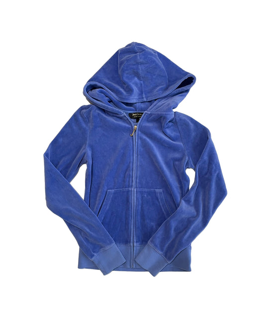 BLUE AND GOLD VELOUR JUICY COUTURE JACKET