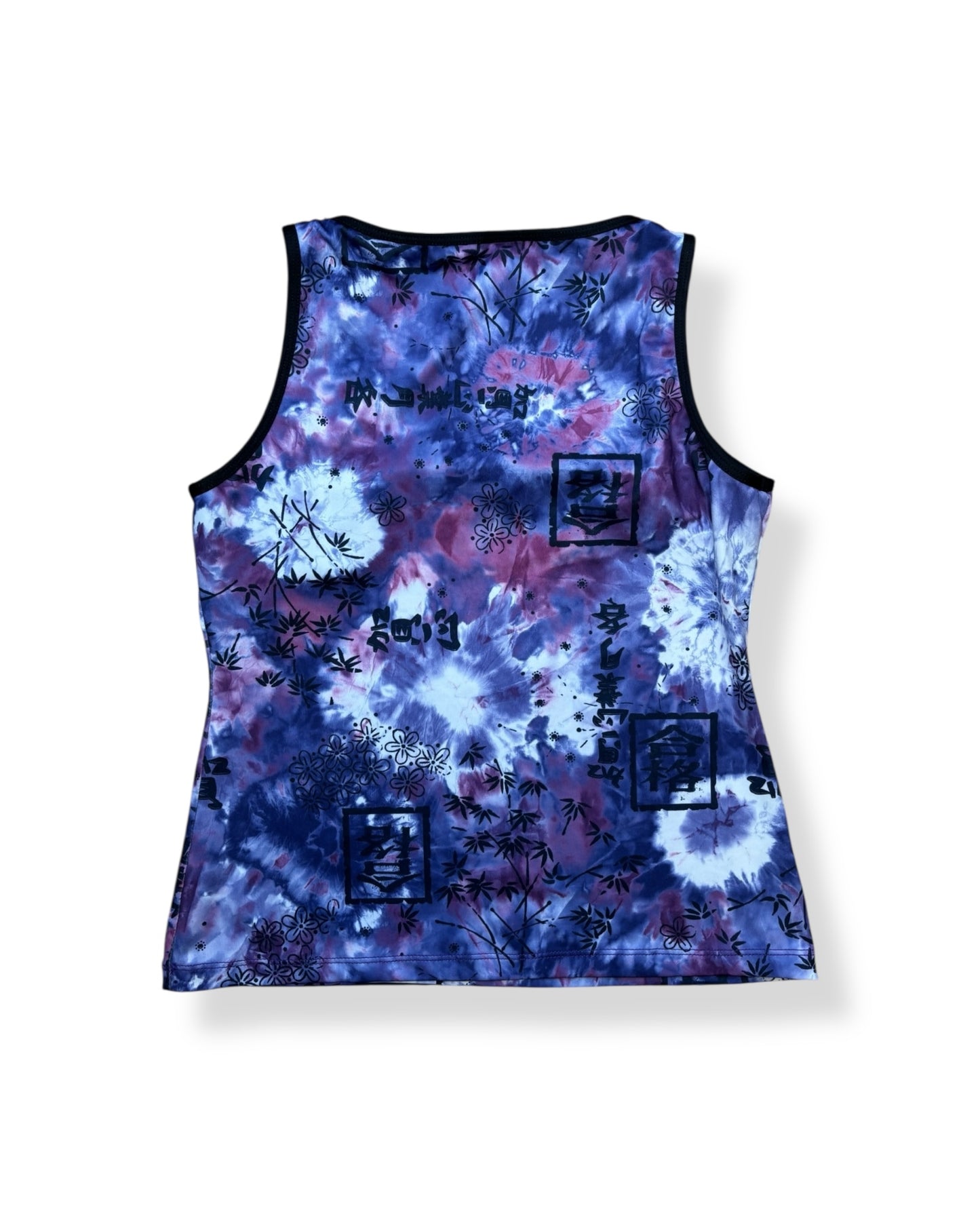 TIE DYE ASIAN PRINT TANK TOP