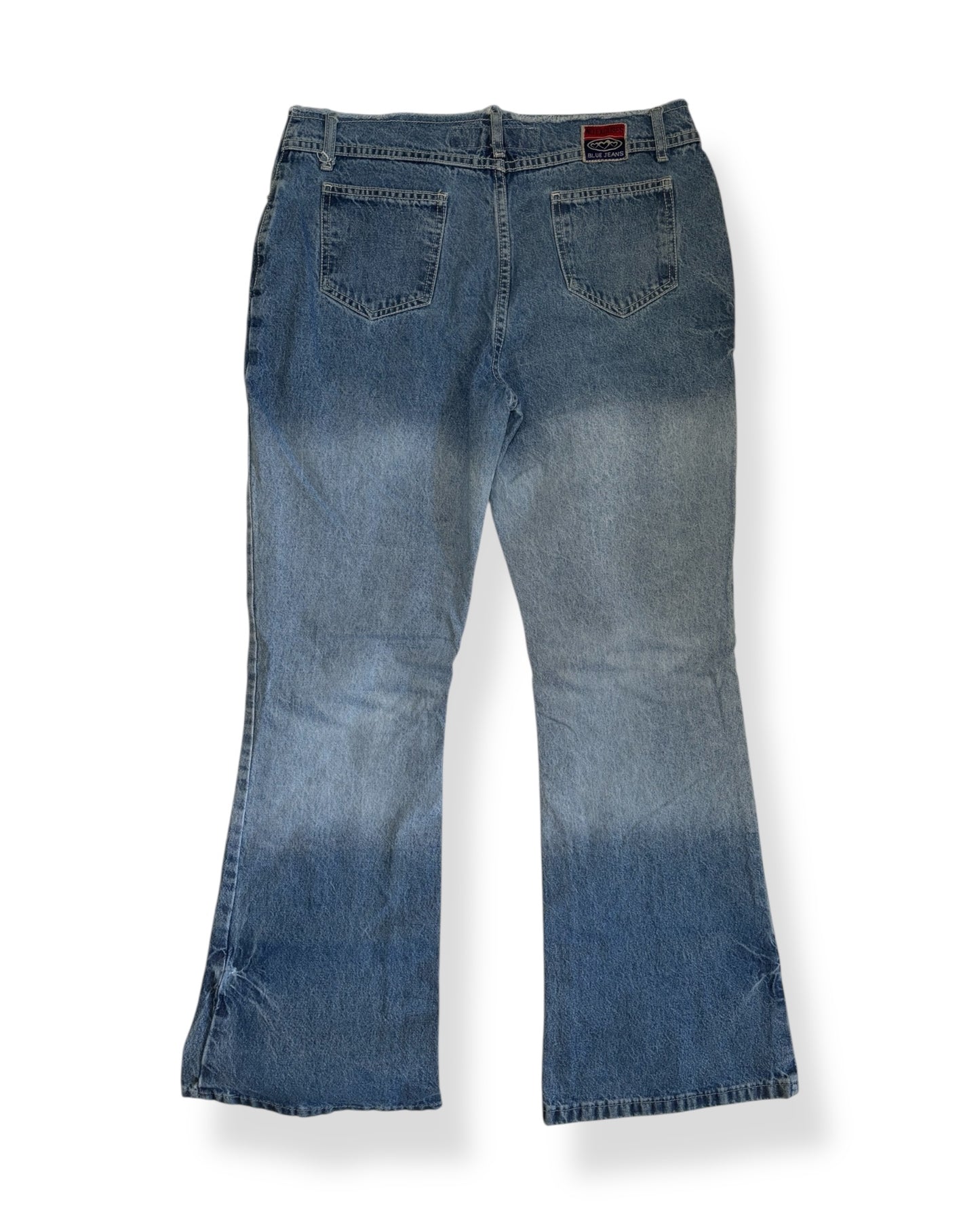 Y2K FADED FLARE JEANS