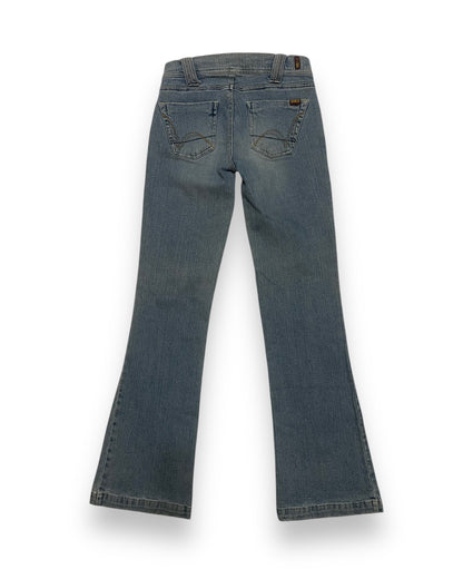 LOW RISE FLARE JEANS