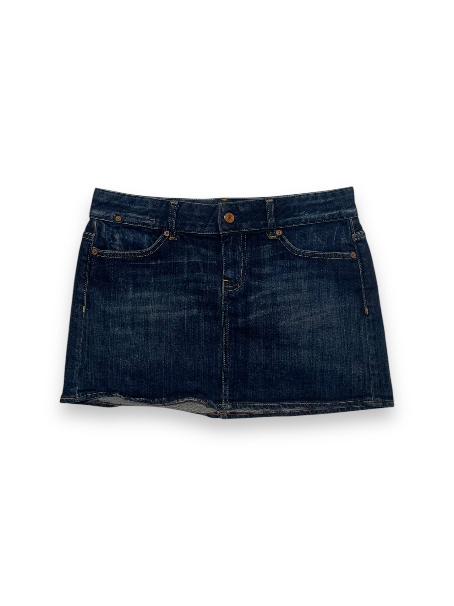 DARK WASH Y2K DENIM MINI SKIRT