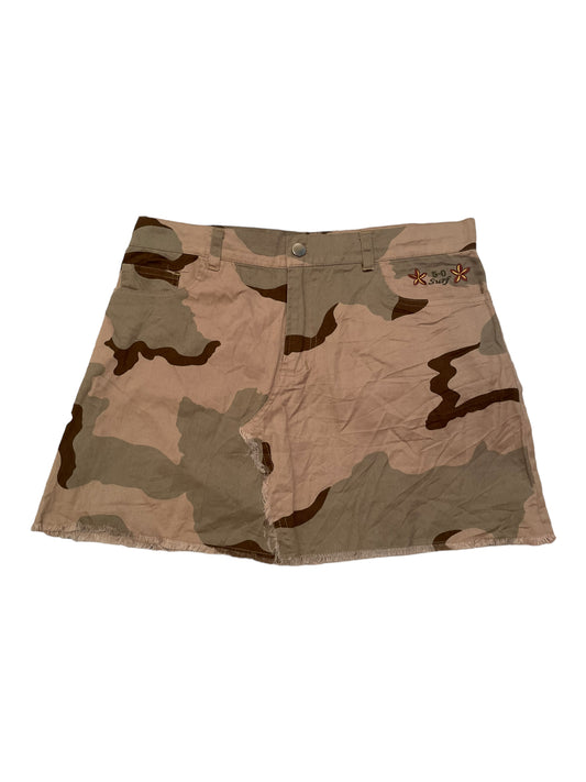 VINTAGE CAMO MINI SKIRT