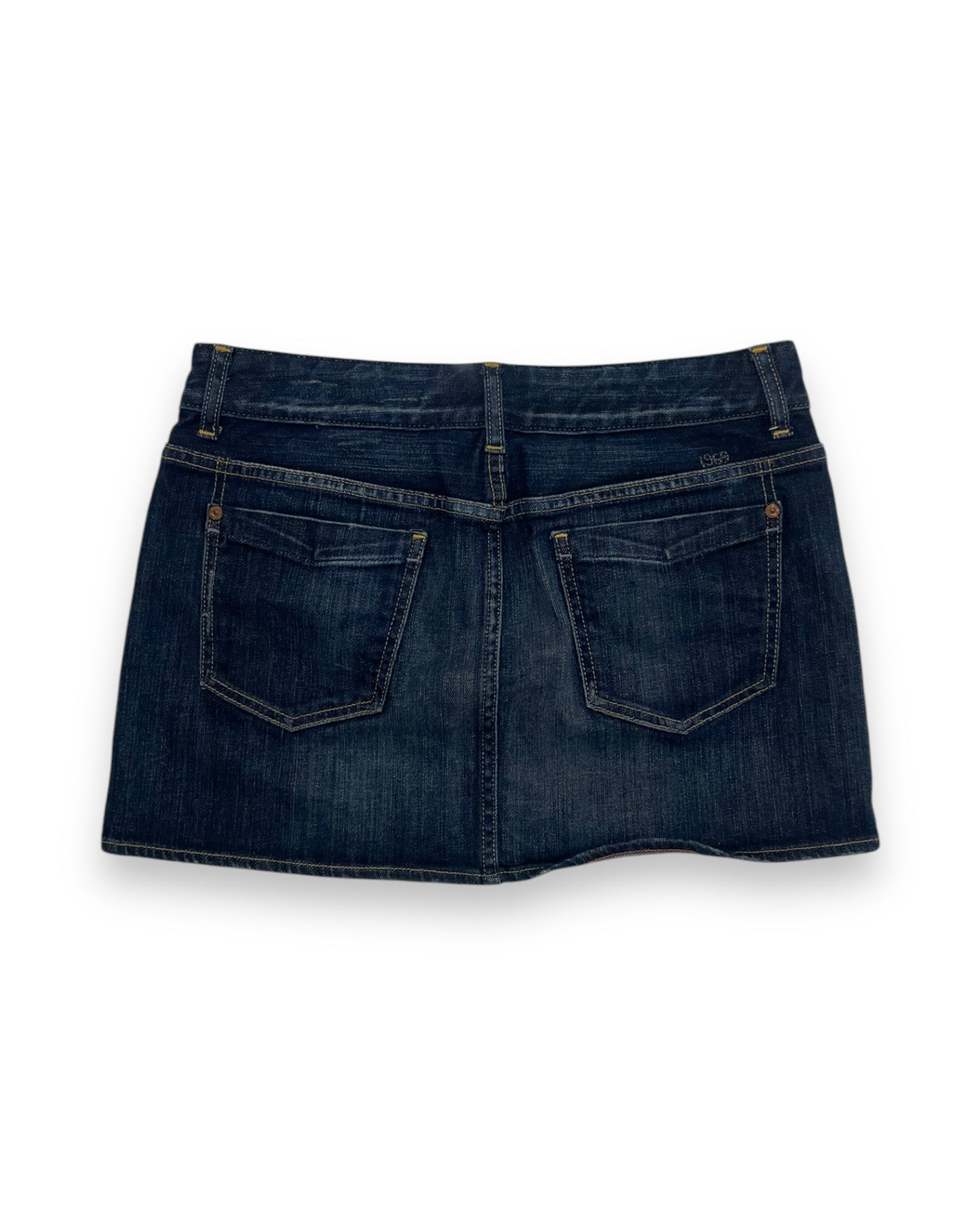 DARK WASH Y2K DENIM MINI SKIRT