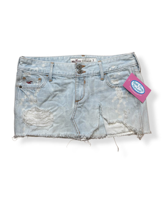 DISTRESSED HOLLISTER MICRO MINI SKIRT
