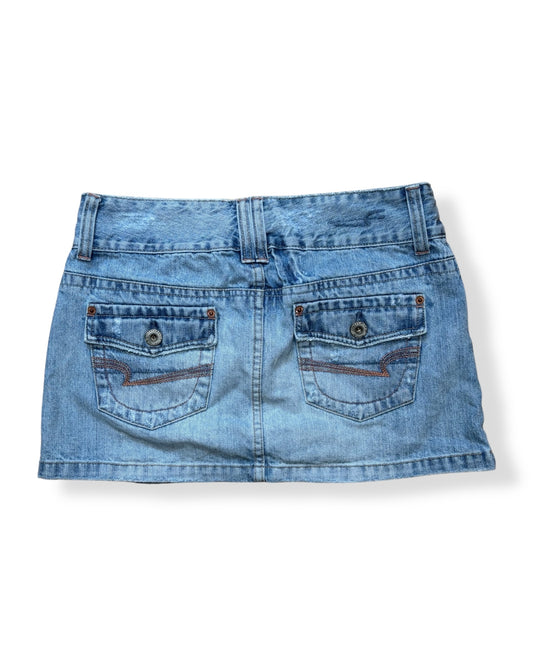 CLASSIC Y2K DENIM MINI SKIRT