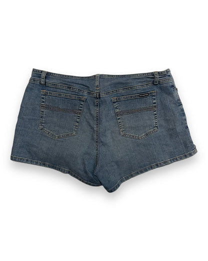 Y2K NO WAIST DENIM SHORTS