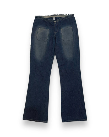 UNIQUE Y2K PINSTRIPE JEANS