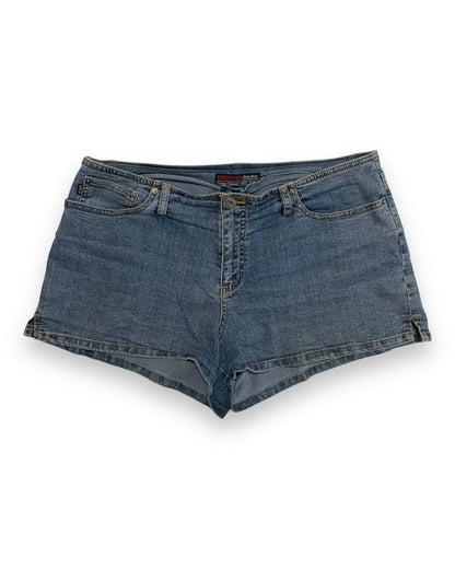 Y2K NO WAIST DENIM SHORTS