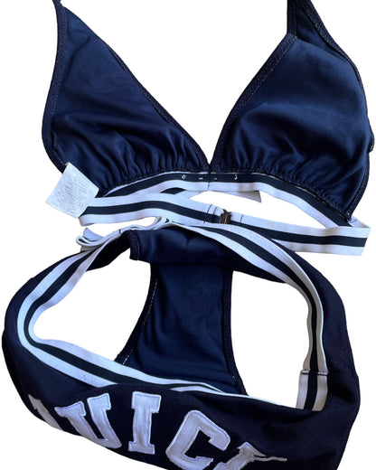 VINTAGE NAVY BLUE JUICY COUTURE BIKINI SET