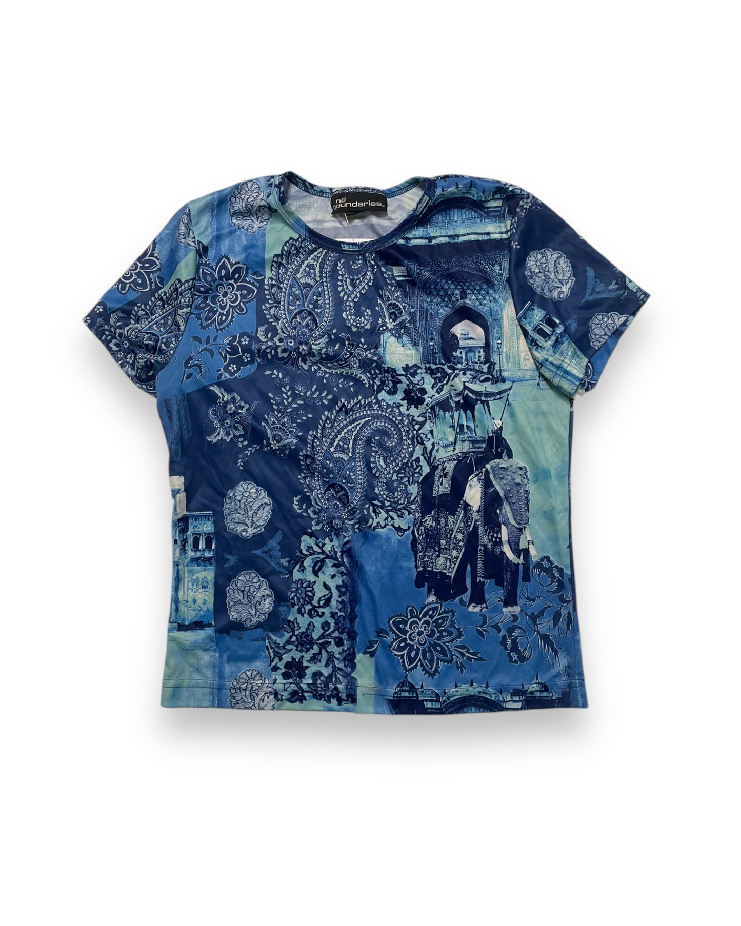 BLUE PSYCHEDELIC BABY TEE