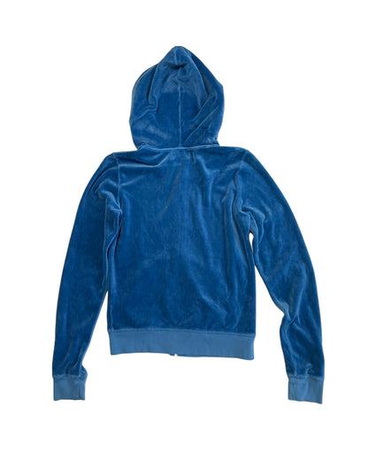 BLUE VELOUR JUICY COUTURE JACKET