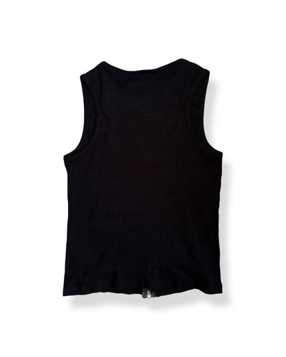PLAYBOY DOUBLE ZIP TANK TOP