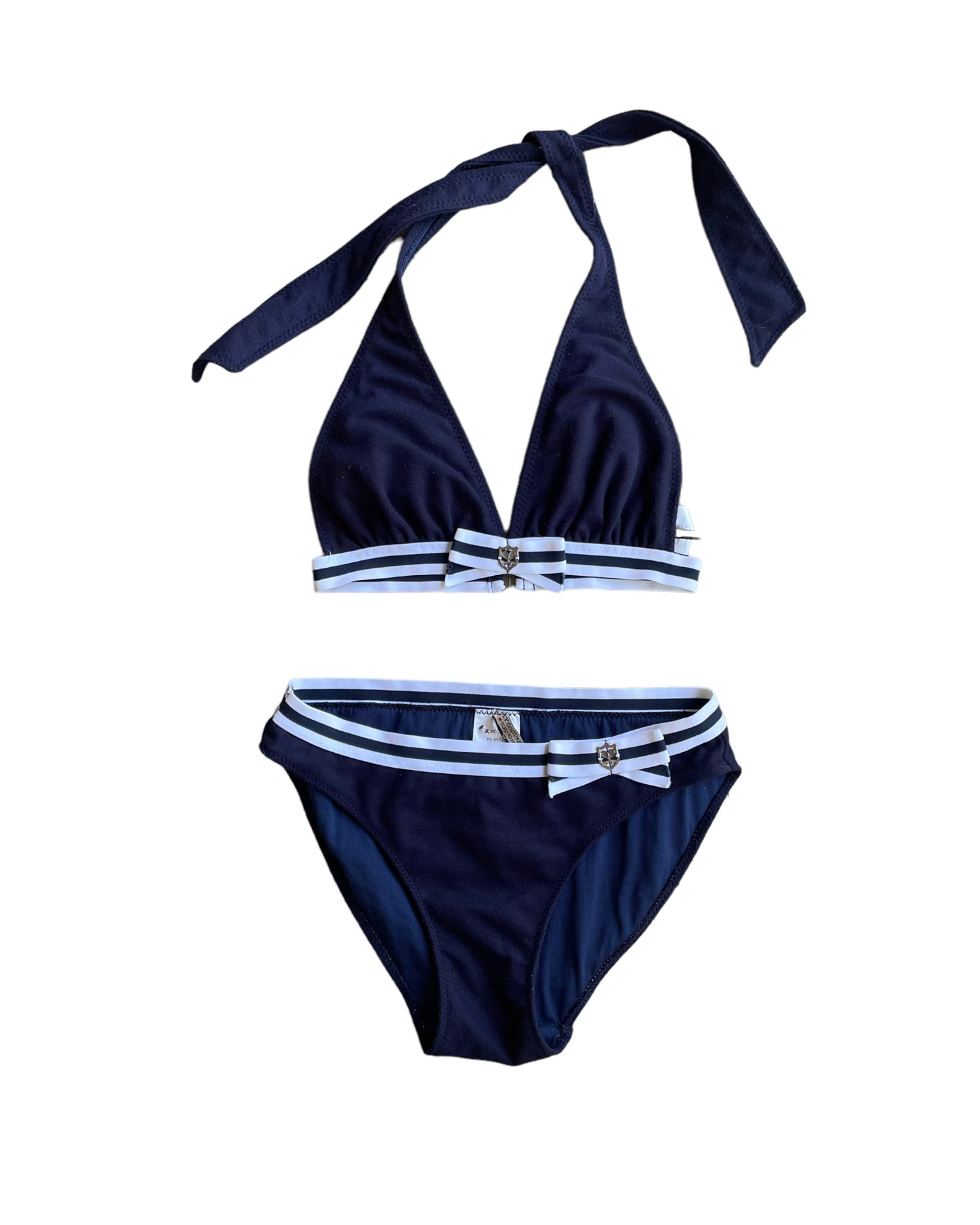 VINTAGE NAVY BLUE JUICY COUTURE BIKINI SET