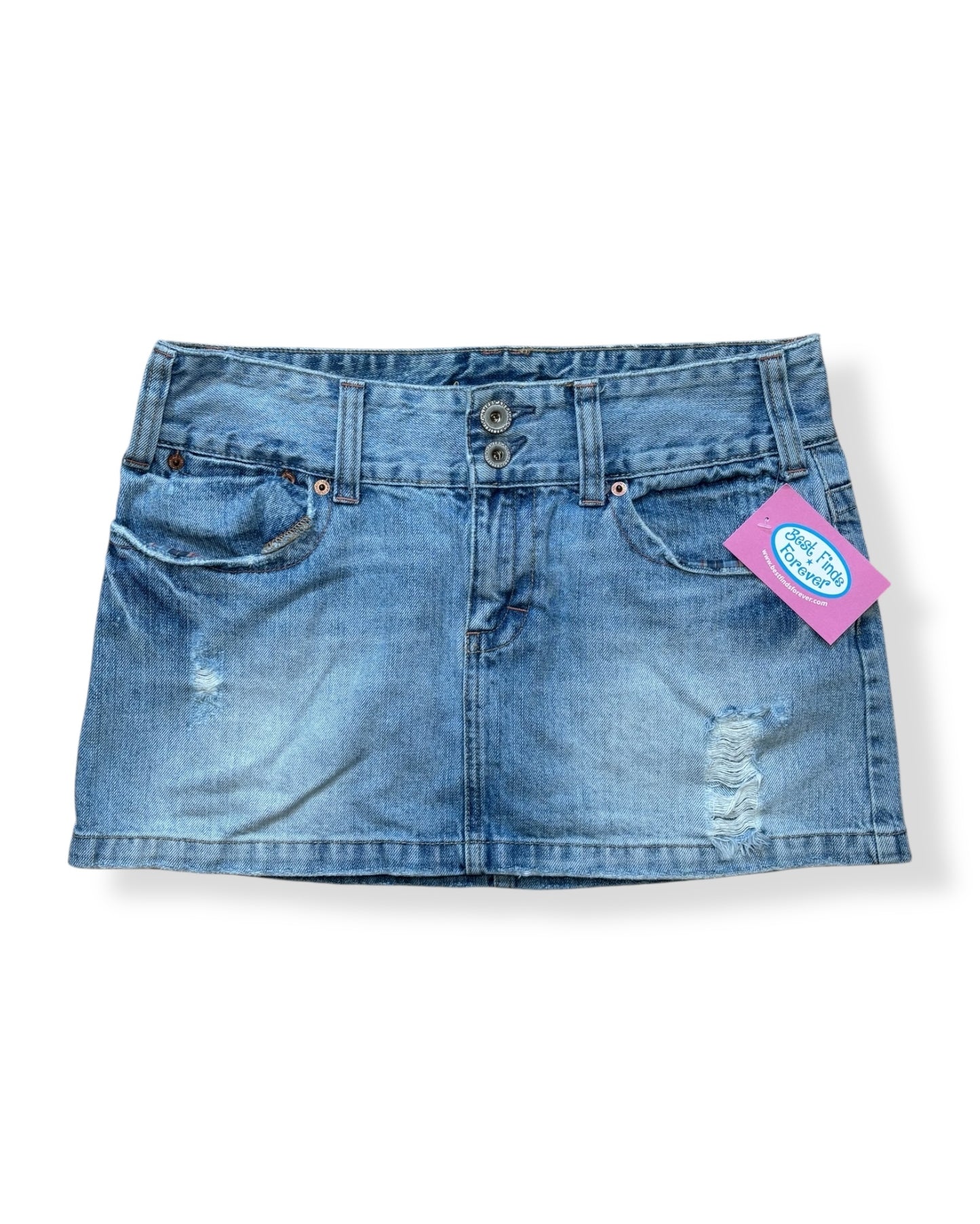 CLASSIC Y2K DENIM MINI SKIRT