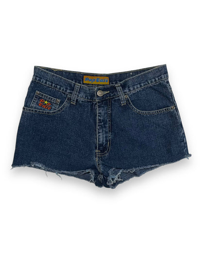 Y2K DISTRESSED DENIM SHORTS