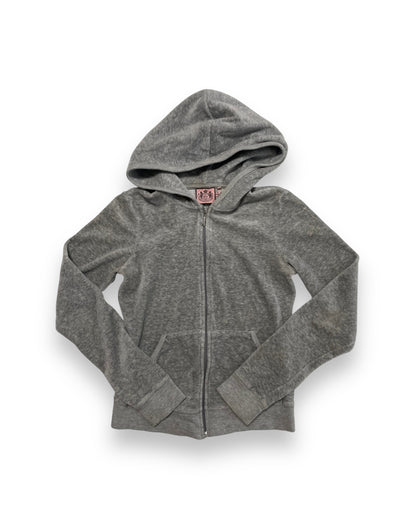 HEATHER GRAY VELOUR JUICY JACKET