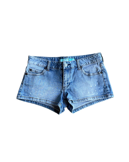 Y2K STAR DENIM SHORT SHORTS