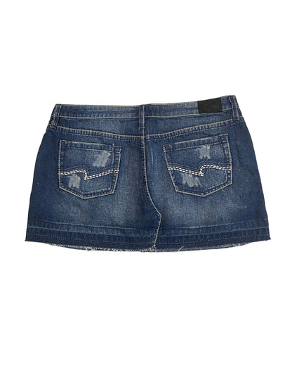 DARK WASH Y2K DENIM MINI SKIRT