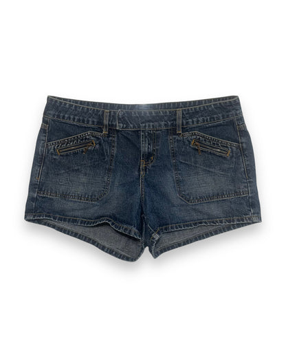 GRUNGY Y2K DENIM SHORTS