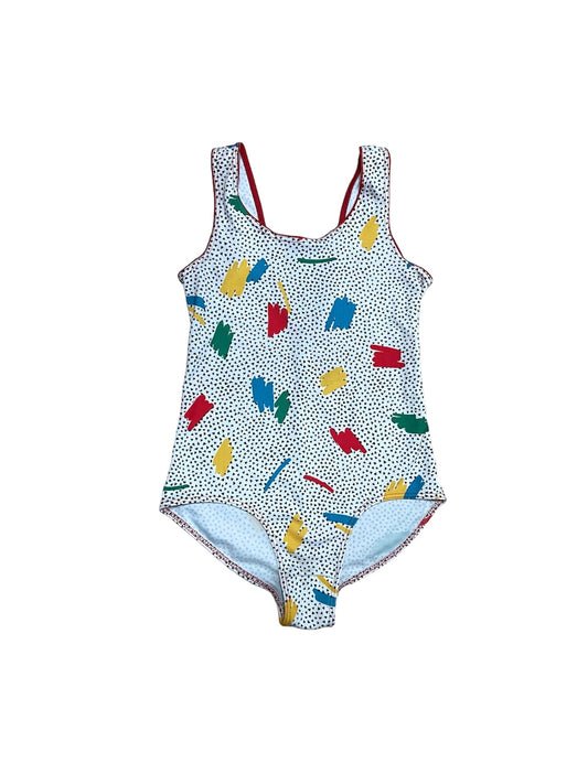 FUNKY 90s PRINTED SWIMSUIT